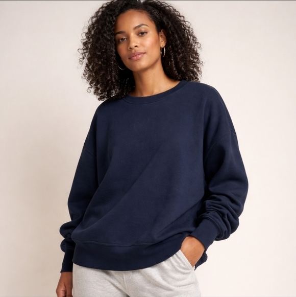 Mondetta Sweaters - Mondetta Performance Oversized Crewneck Sweatshirt Black Size M